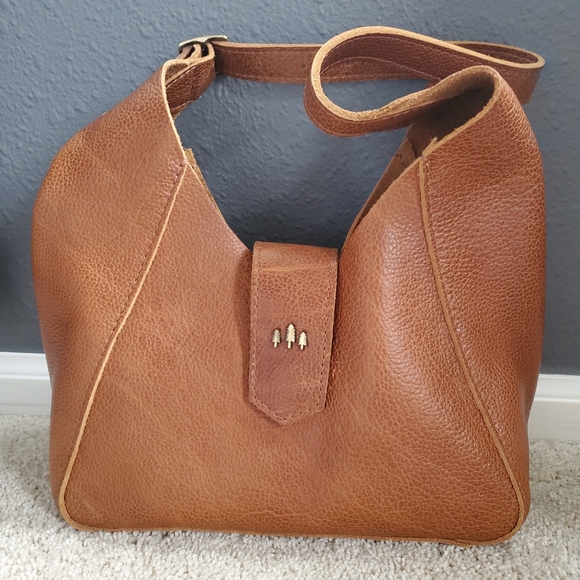 Portland Leather Handbags - GOLDEN Flora Shoulder Bag Portland Leather Goods